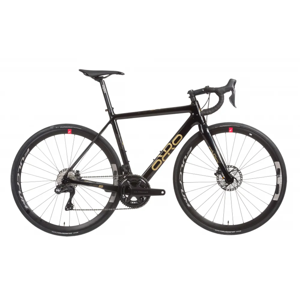 Image of Orro Gold STC 12 Speed Ultegra Di2 Road Bike 2023 Black Gloss